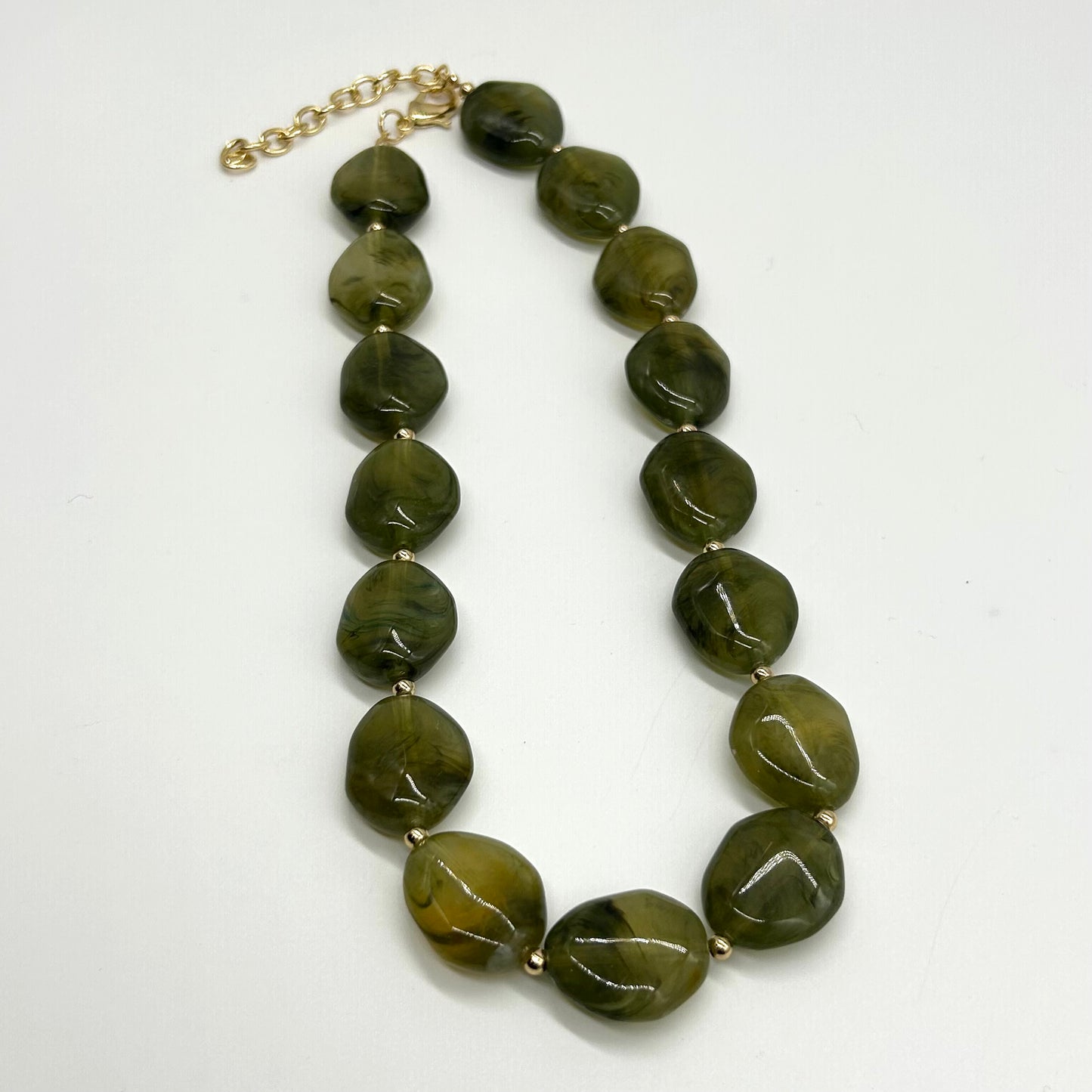 Acrylic Stone Bead Necklace