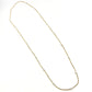 Chain Necklace With Glass Pearl Beads