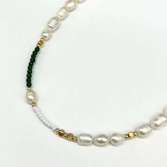 Bead & Pearl Necklace