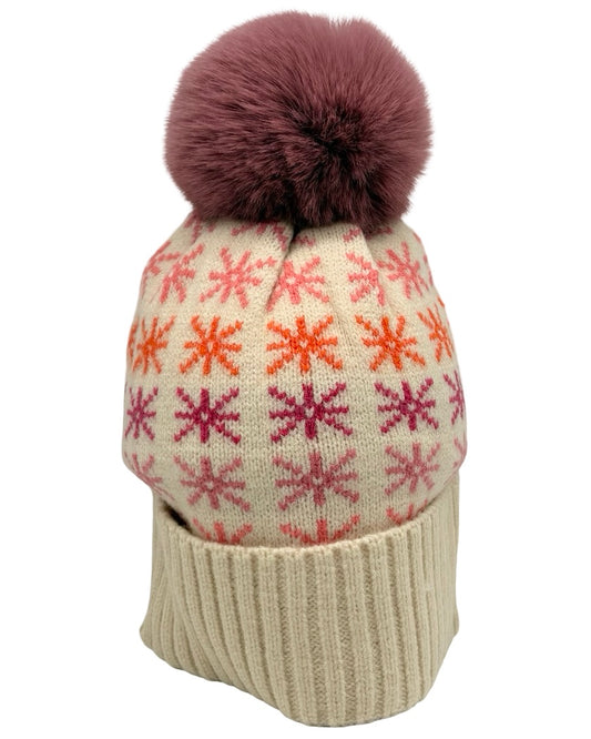 Star Pom Pom Hat