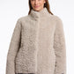 Rino & Pelle Kion Faux Fur Jacket With High Neck