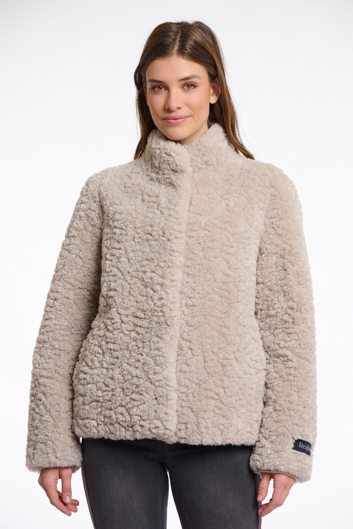 Rino & Pelle Kion Faux Fur Jacket With High Neck