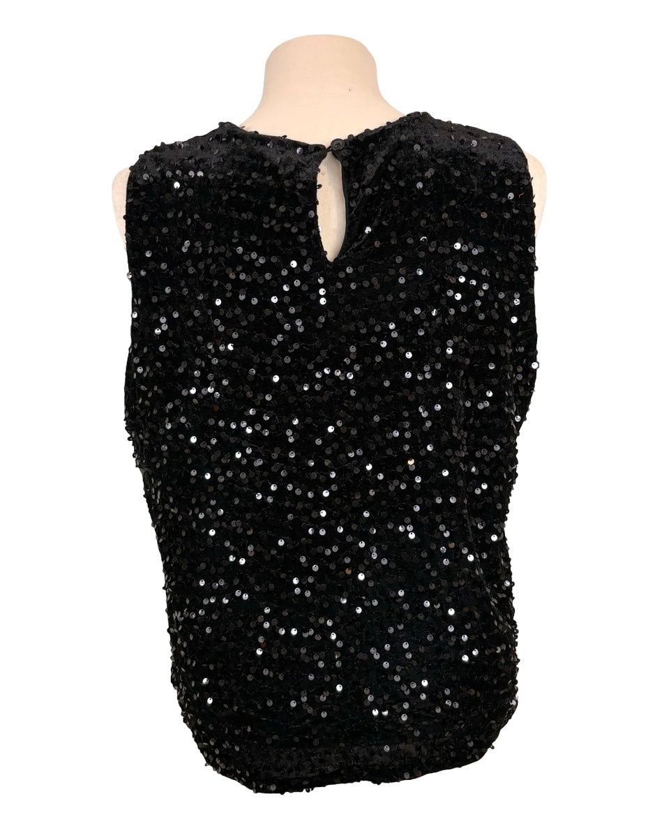 Marcie Sequin Vest Top
