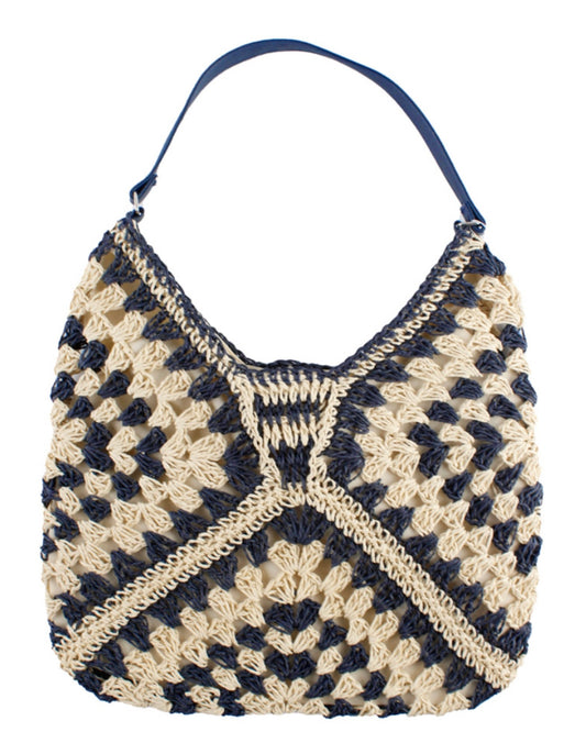 Straw Slouchy Bag
