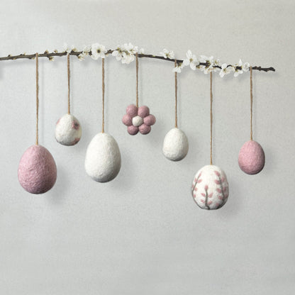Floral Felted Egg