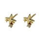 Gold Star With Small Cubic Zirconia