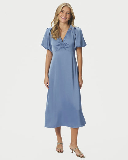 Neo Noir Illana Heavy Sateen Dress