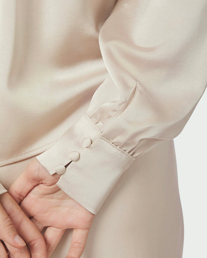Neo Noir Rosslyn Heavy Sateen Blouse