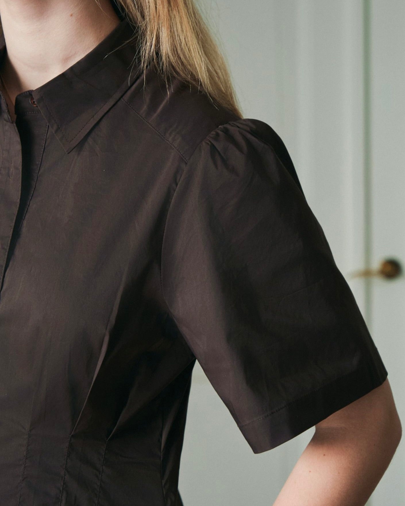 Neo Noir Baia Poplin Dress
