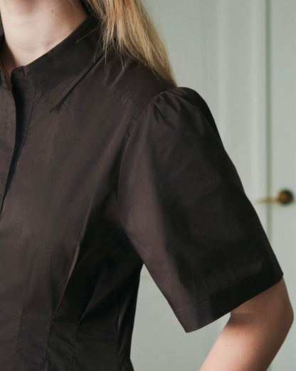 Neo Noir Baia Poplin Dress