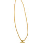 Long Coin Pendant Necklace