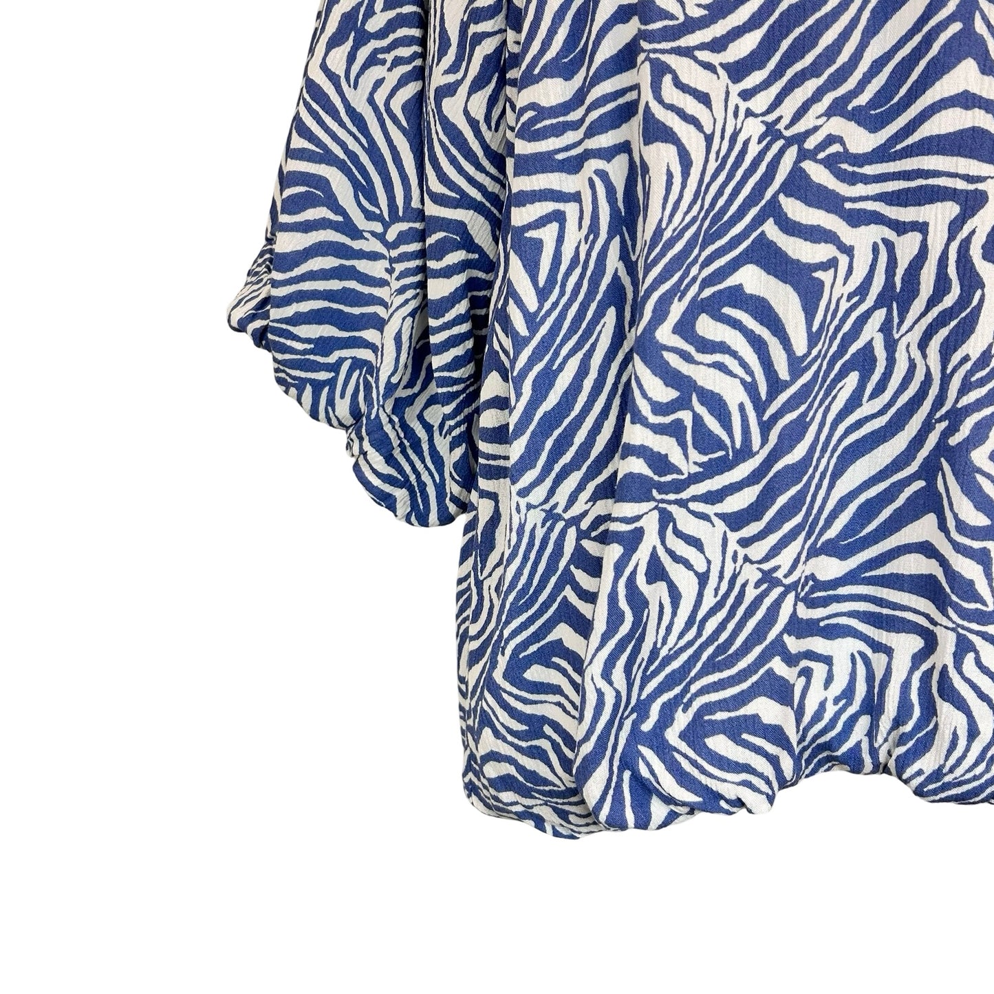 Eileen Zebra Puff Sleeve Top