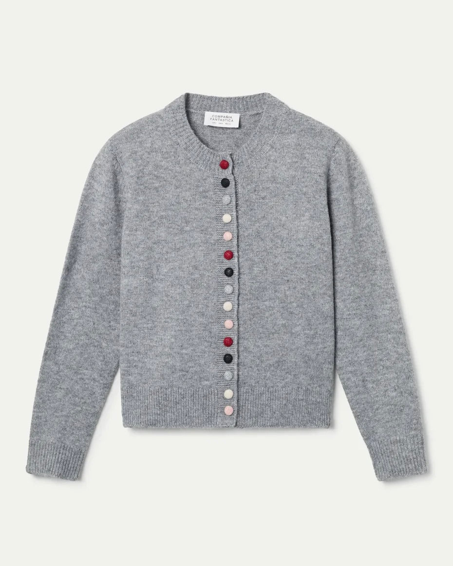 Compania Fantastica Renata Coloured Button Cardigan