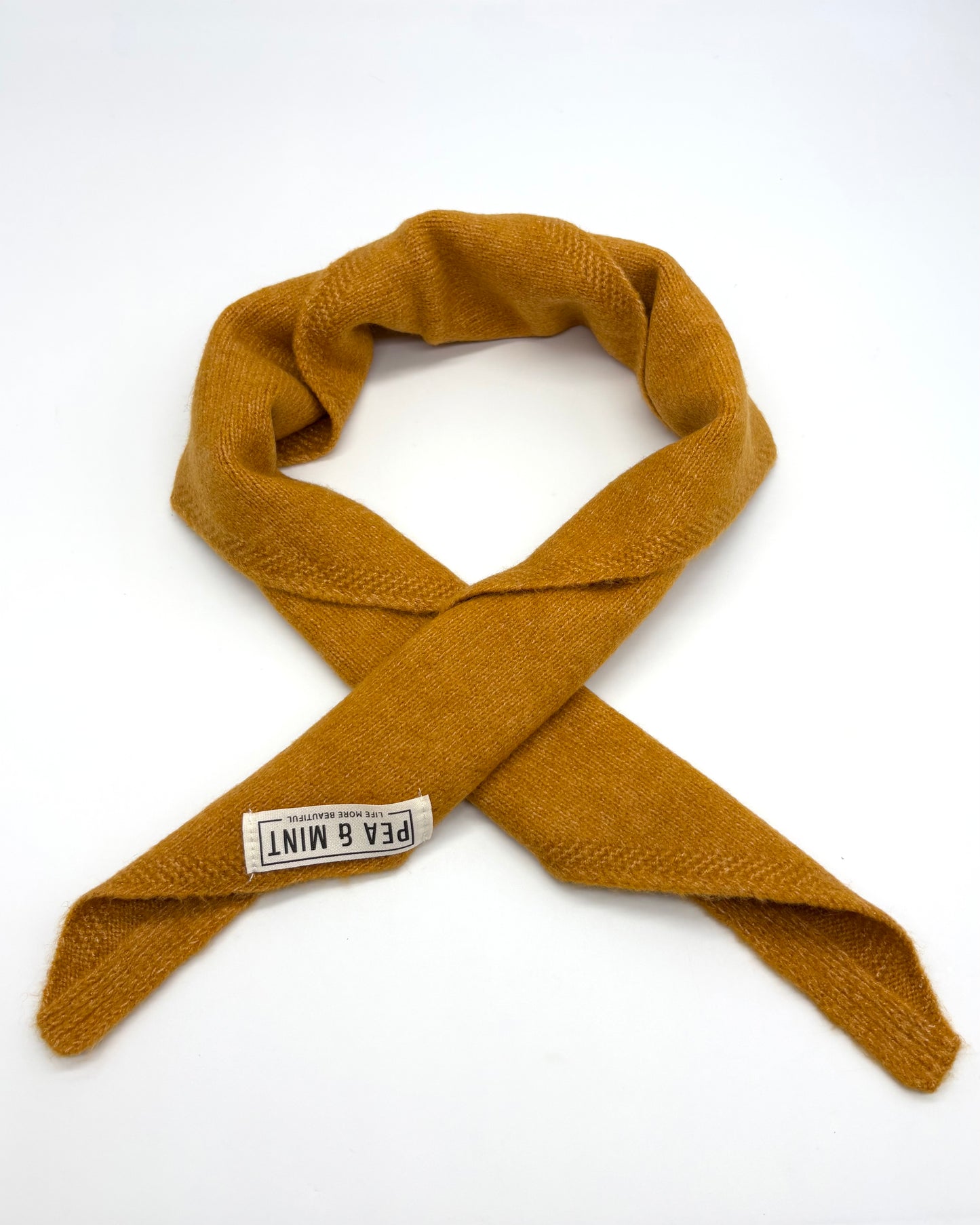 Wool Mix Triangle Scarf