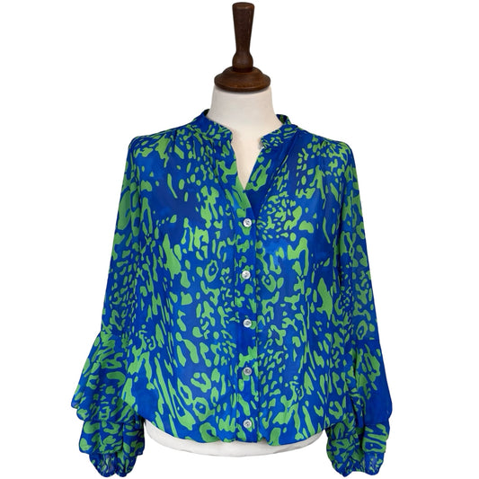 Jodi Leopard Print Blouse