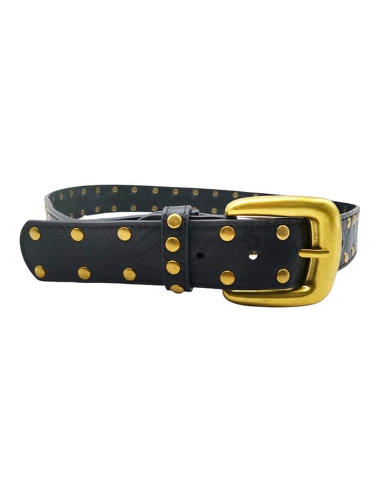 Multi Studded Gold Buckle Belt