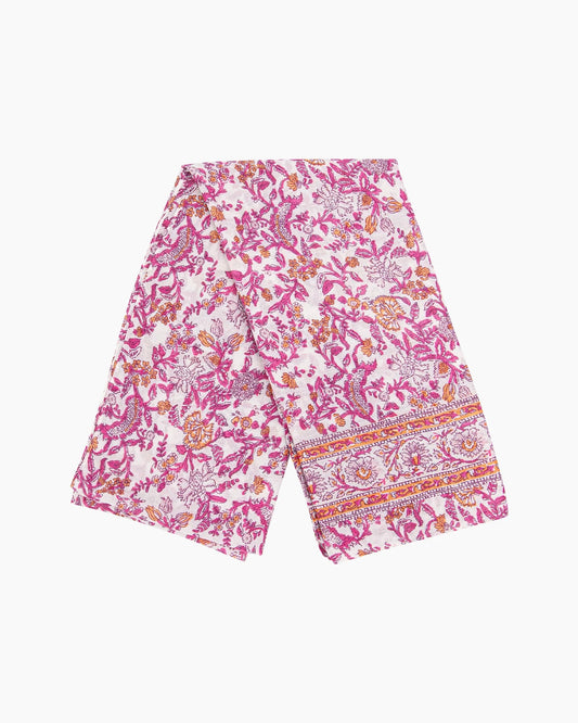 Delicate Floral Lightweight Scarf