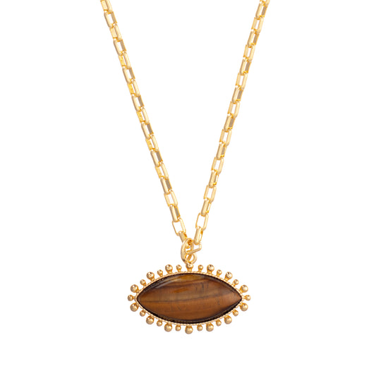 Talis Chains Tiger Eye Pendant Necklace