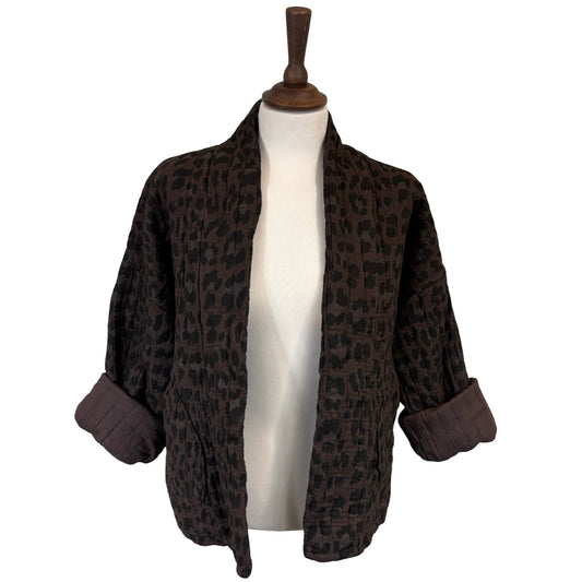 Caprice Leopard Kimono Jacket