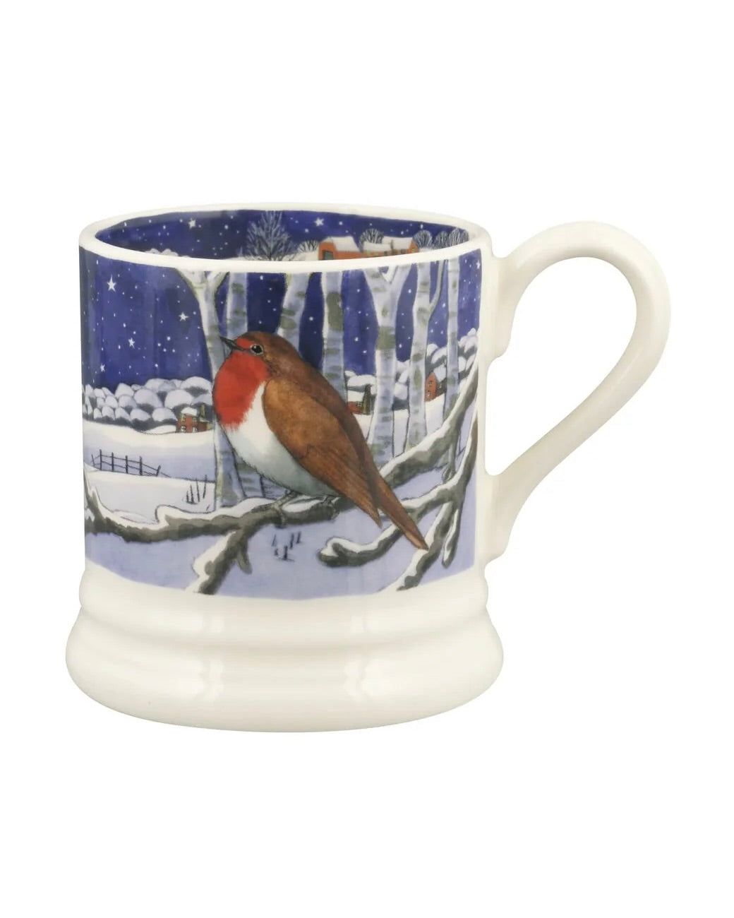 Emma Bridgewater Midnight Robin 1/2 Pint Mug
