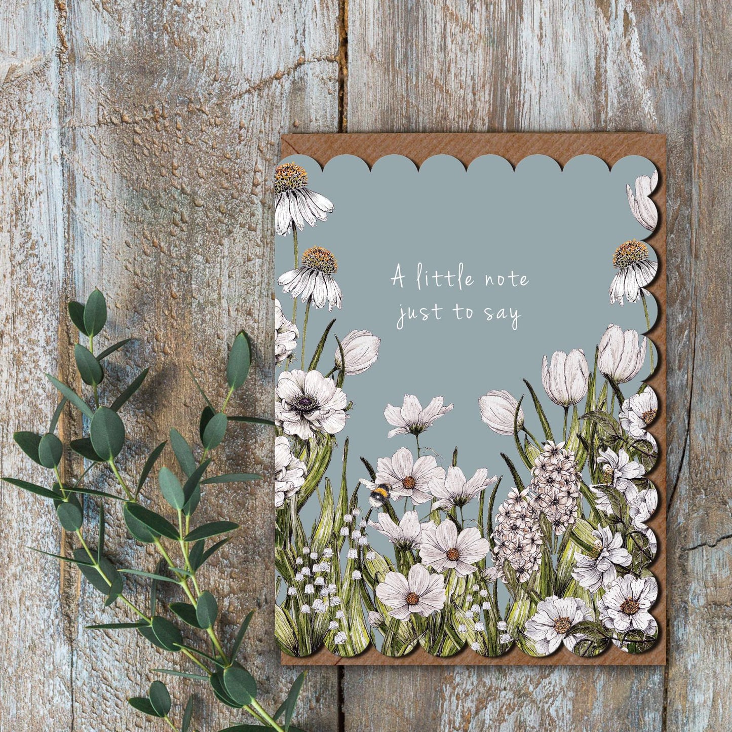 Toasted Crumpet A Little Note Just To Say Mini Card