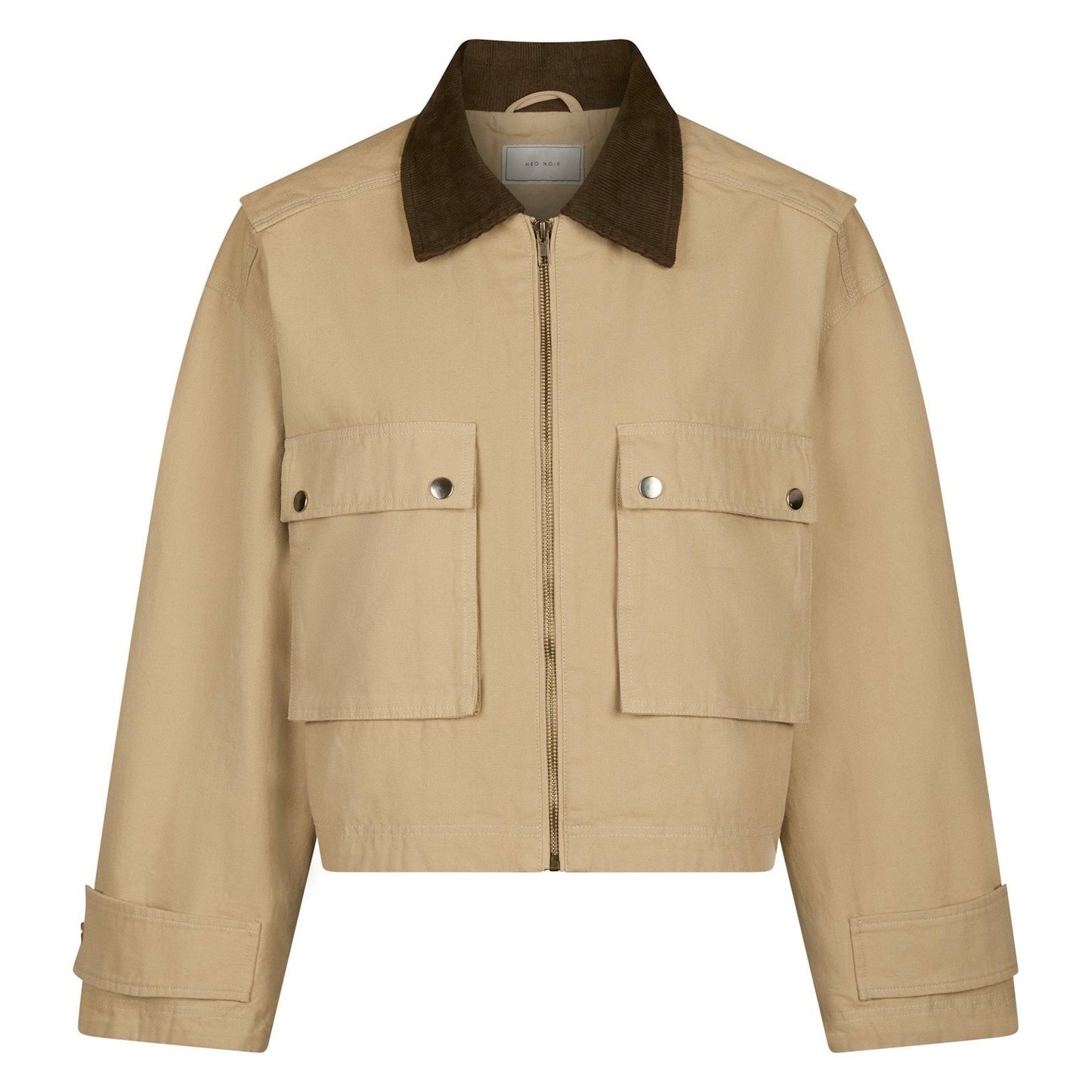 Neo Noir Rivera Canvas Boxy Jacket