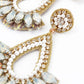 Pearl White Teardrop Earrings