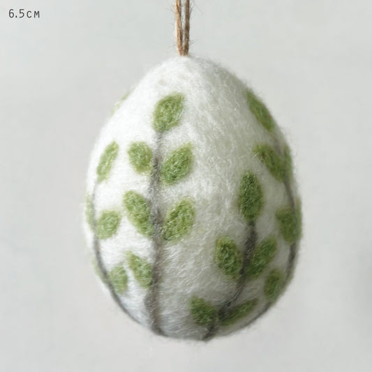 Floral Felted Egg
