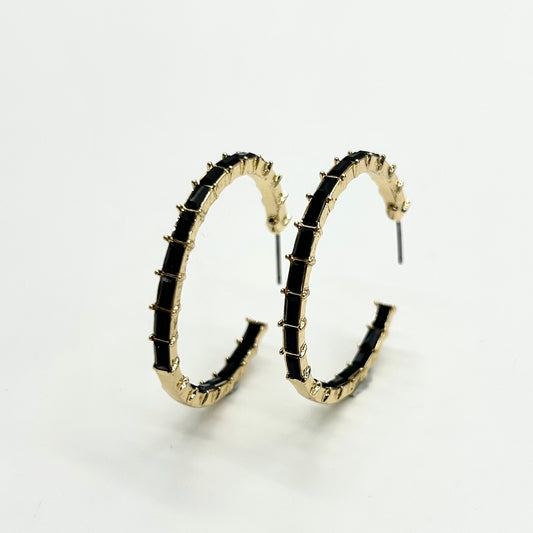 Acrylic Stone Hoops