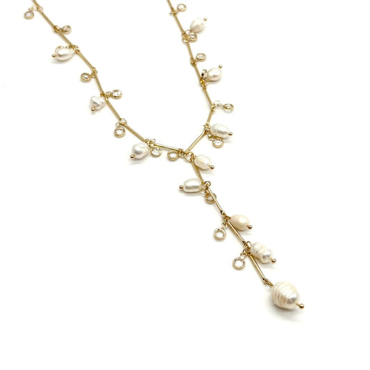 Fresh Water Plunge Necklace