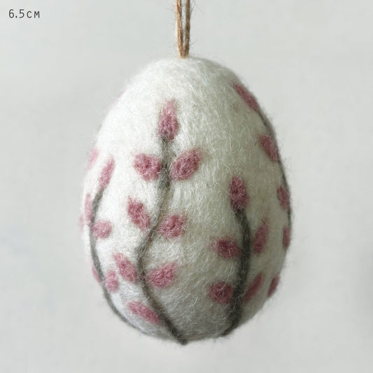 Floral Felted Egg