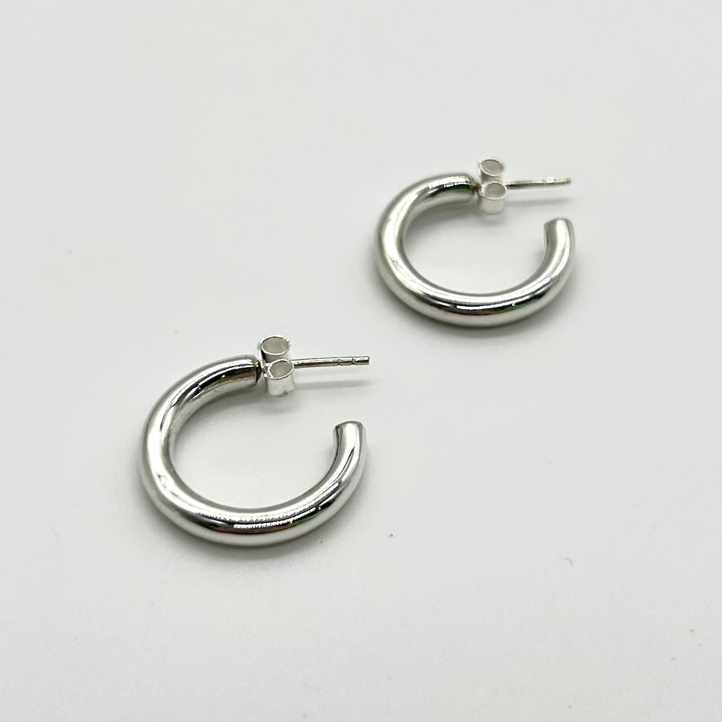 Small Silver Hoops