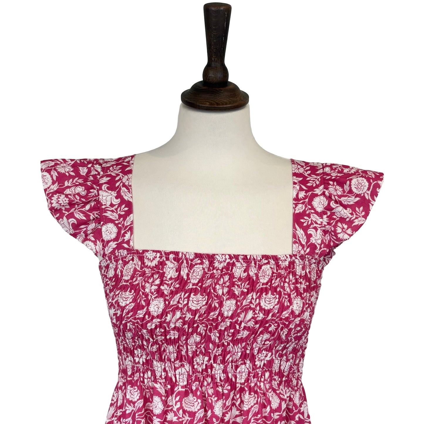 Lizzie Flower Frill Sleeve Dress