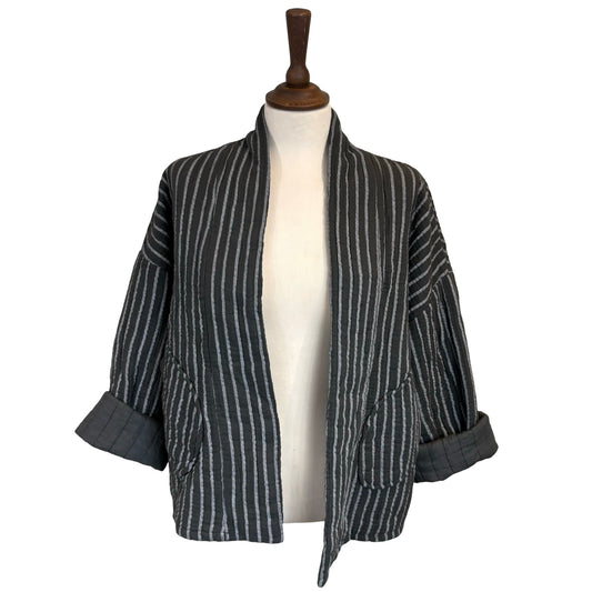 Caprice Stripe Kimono Jacket