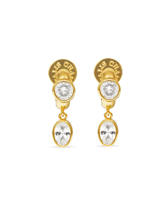 Talis Chains CZ One Drop Huggies