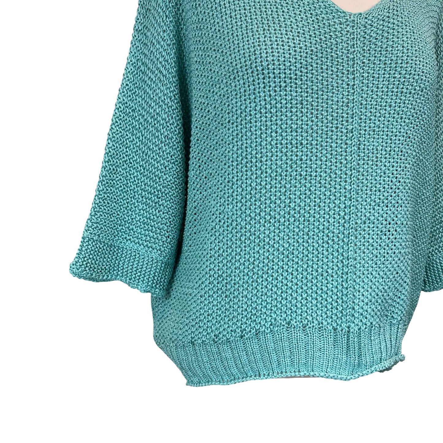 Elsie Mesh Three Quarter Sleeve Top