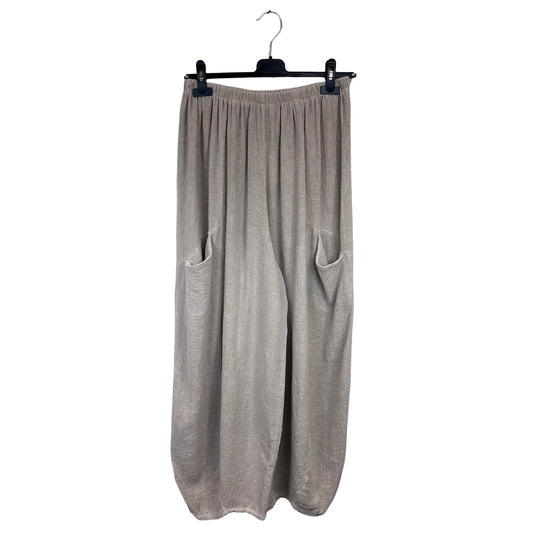 Carol Hessian Harem Trousers