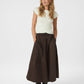 Neo Noir Yara Poplin Skirt