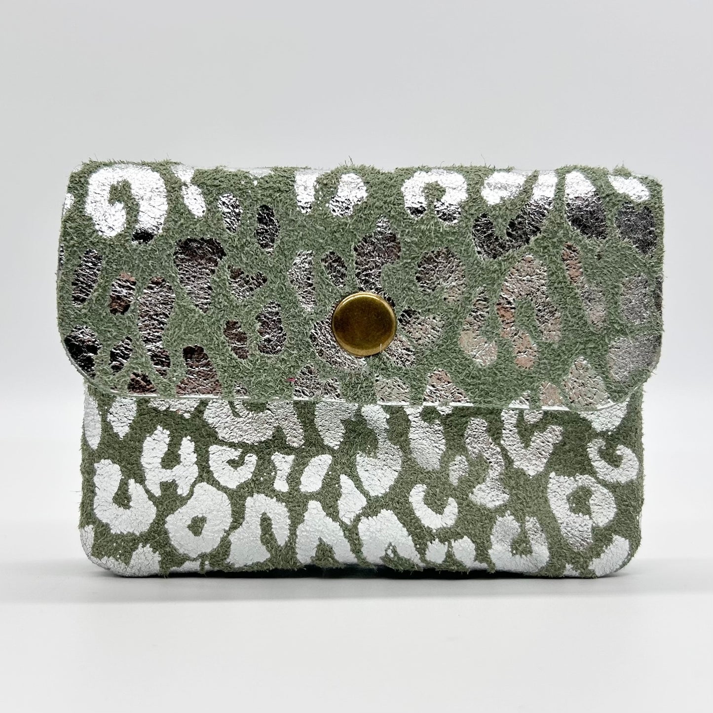 Leather Animal Print Coin Purse