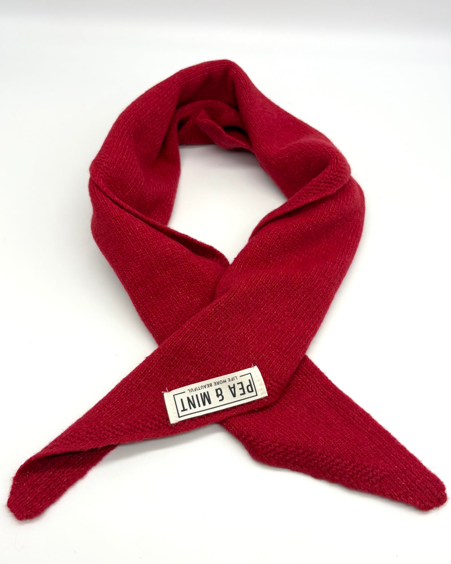 Wool Mix Triangle Scarf