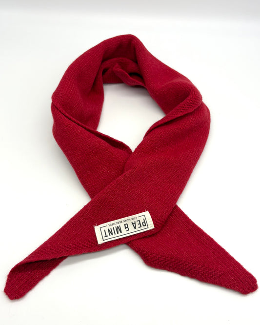 Wool Mix Triangle Scarf