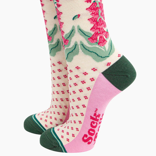 Bamboo Foxglove Socks