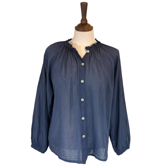 Joy Long Sleeve Frill Blouse