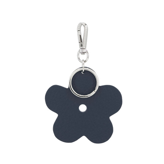 Leather Flower Keyring
