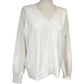 Leane Ribbed V Neck Jumper