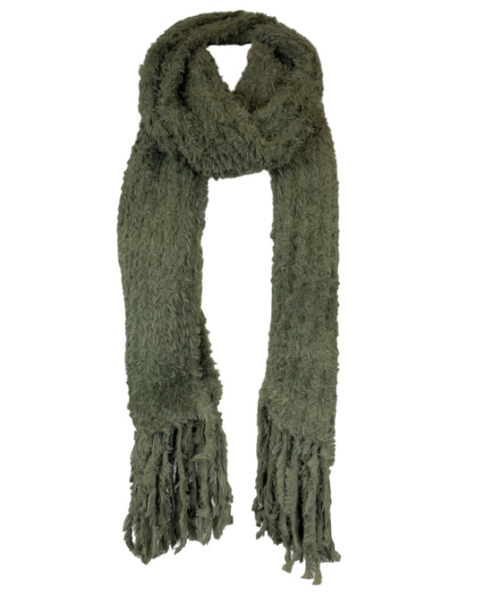 Soft Fluffy Tassel Scarf