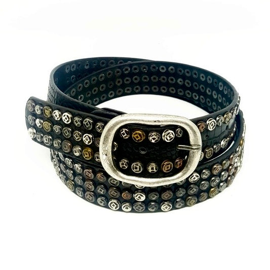 Crocodile Style Studded Belt