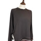 Olive Glitter Edge Sweatshirt