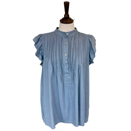 Etty Frill Sleeveless Blouse