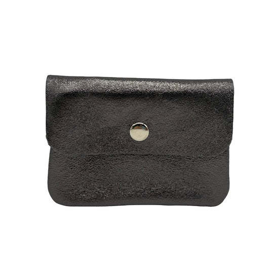 Metallic Leather Coin Purse